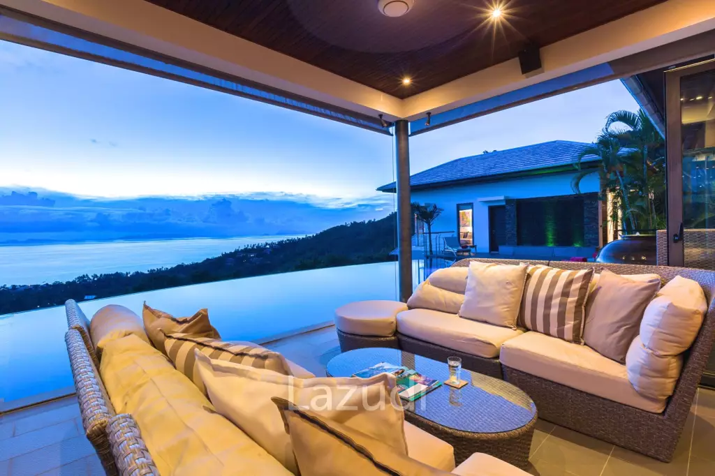 Daily rent - Baan View Talay - sea view villa with infinity pool in Nathon