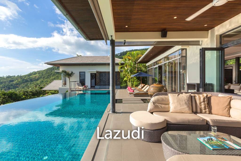 Daily rent - Baan View Talay - sea view villa with infinity pool in Nathon