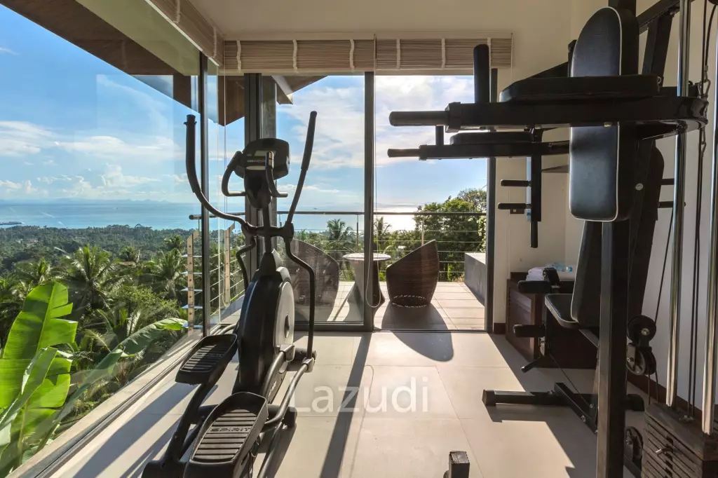 Daily rent - Baan View Talay - sea view villa with infinity pool in Nathon