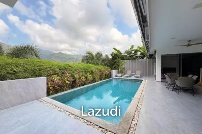3 bedrooms pool villa with panoramic mountains view in Lamai Hillside