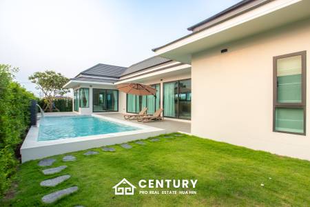 L'UX VILLA Private Pool Villas with 388 sqm modern pool villa in Wang Phong Pran Buri
