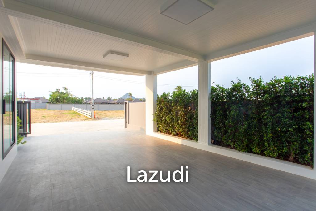 L'UX VILLA Private Pool Villas with 388 sqm modern pool villa in Wang Phong Pran Buri