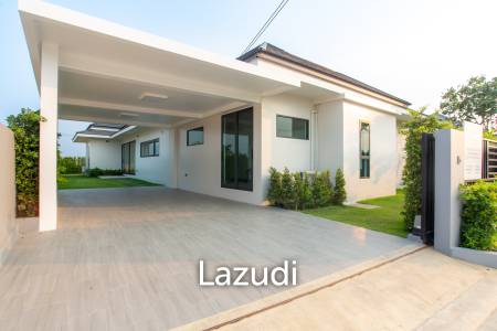 L'UX VILLA Private Pool Villas with 388 sqm modern pool villa in Wang Phong Pran Buri