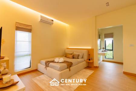 L'UX VILLA Private Pool Villas with 388 sqm modern pool villa in Wang Phong Pran Buri