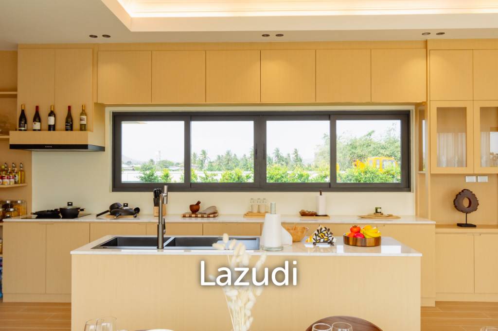 L'UX VILLA Private Pool Villas with 388 sqm modern pool villa in Wang Phong Pran Buri