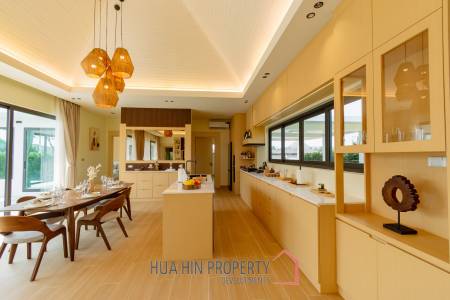 L'UX VILLA Private Pool Villas with 388 sqm modern pool villa in Wang Phong Pran Buri