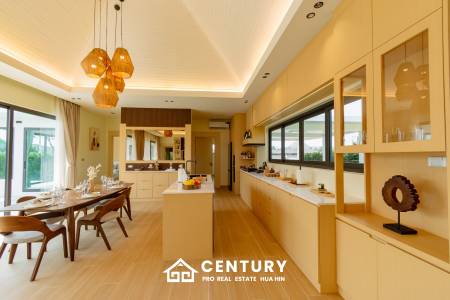 L'UX VILLA Private Pool Villas with 388 sqm modern pool villa in Wang Phong Pran Buri