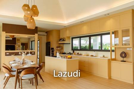 L'UX VILLA Private Pool Villas with 388 sqm modern pool villa in Wang Phong Pran Buri