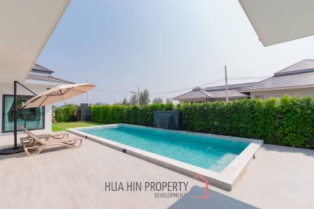 L'UX VILLA Private Pool Villas with 388 sqm modern pool villa in Wang Phong Pran Buri