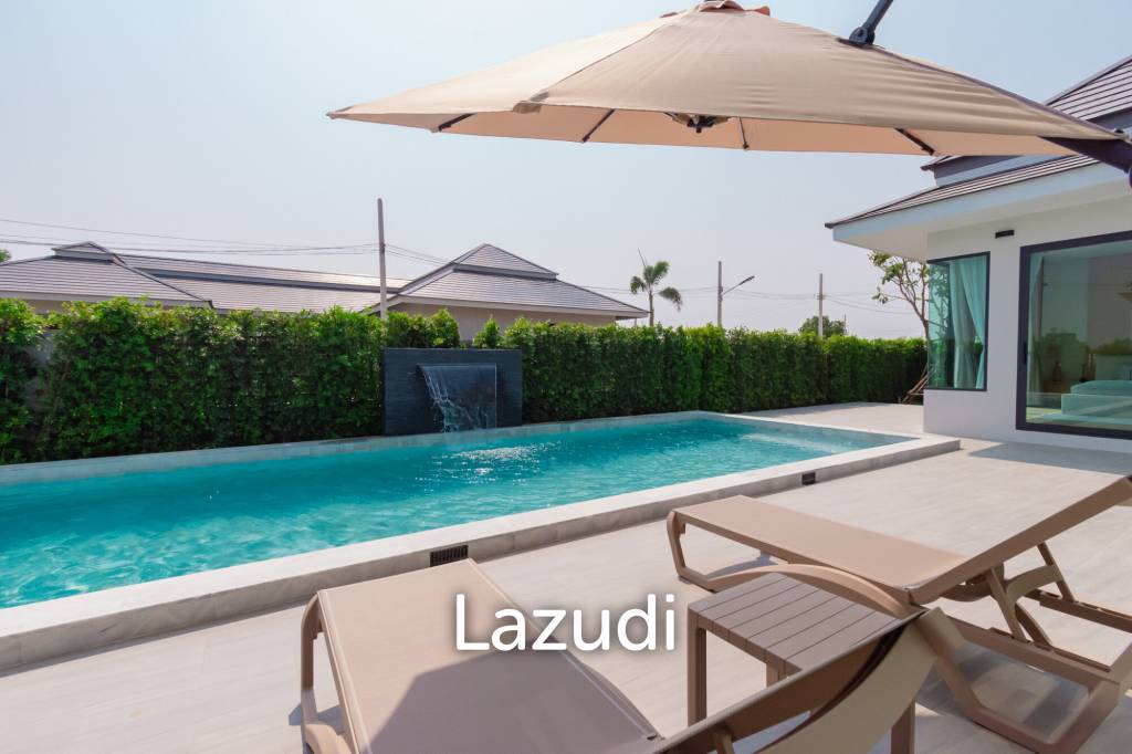 L'UX VILLA Private Pool Villas with 388 sqm modern pool villa in Wang Phong Pran Buri