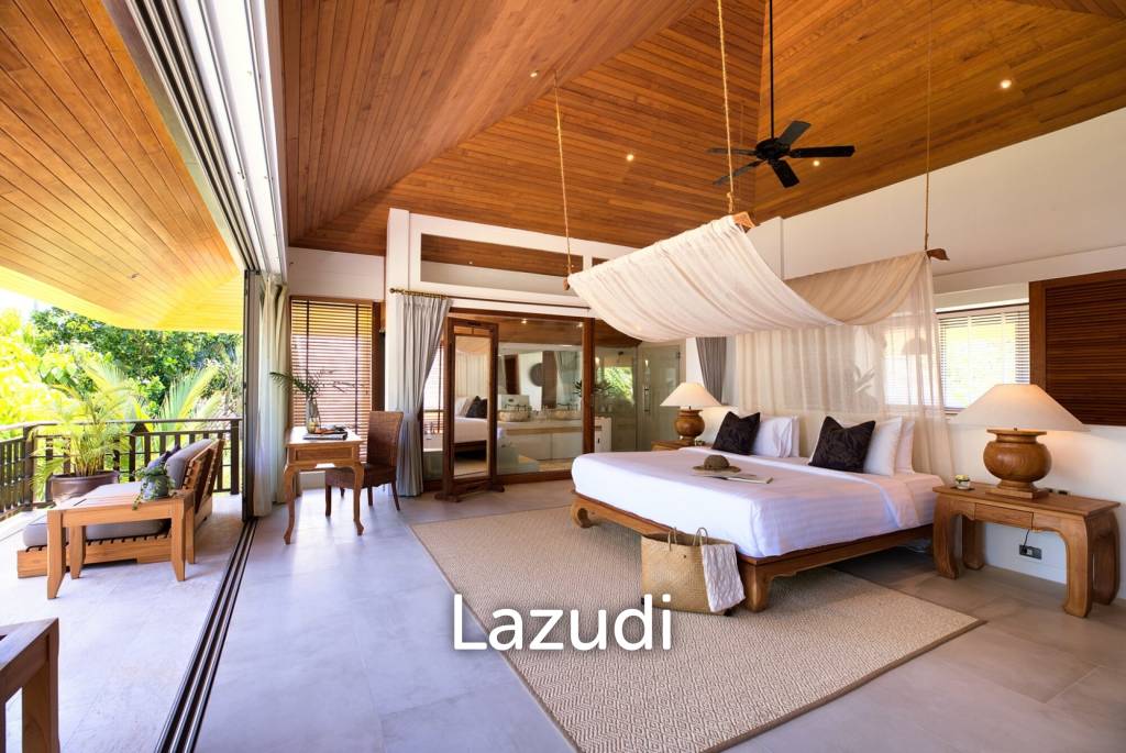 Daily rent - Baan Kilee Beachfront luxury villa in Lipa Noi Ko Samui