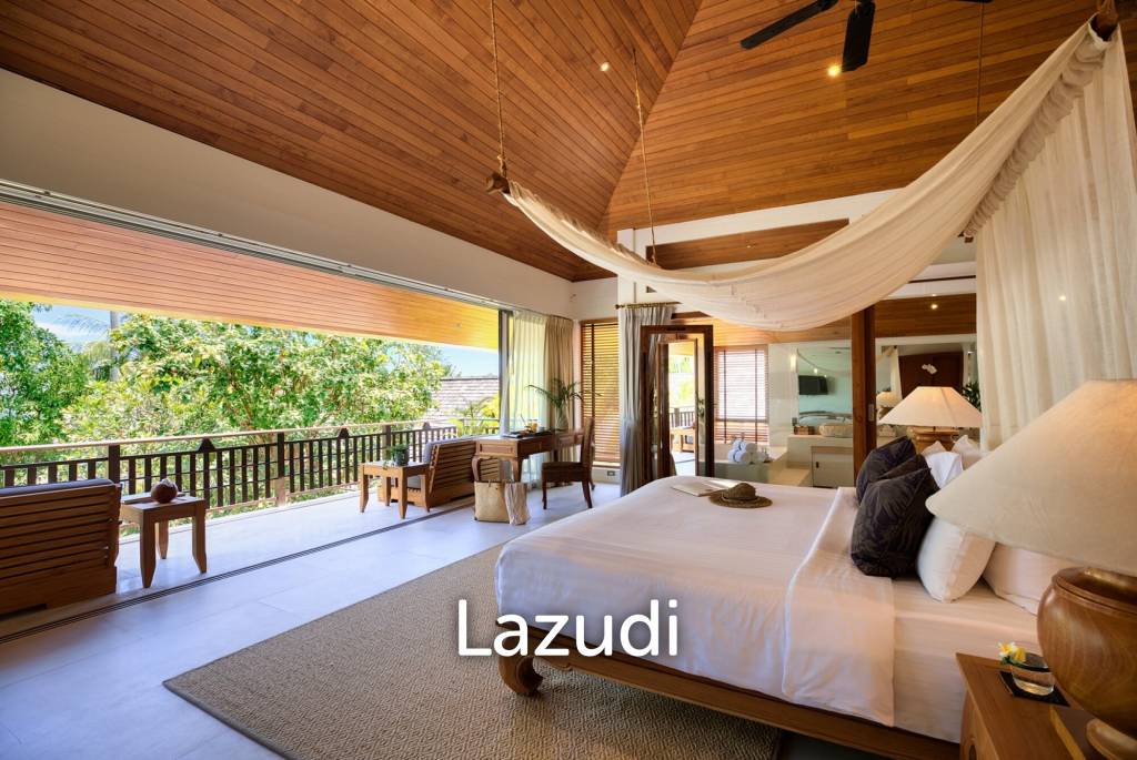 Daily rent - Baan Kilee Beachfront luxury villa in Lipa Noi Ko Samui