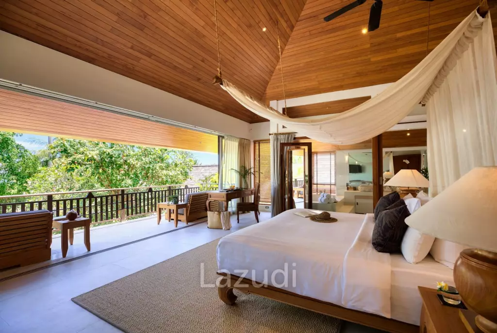Daily rent - Baan Kilee Beachfront luxury villa in Lipa Noi Ko Samui