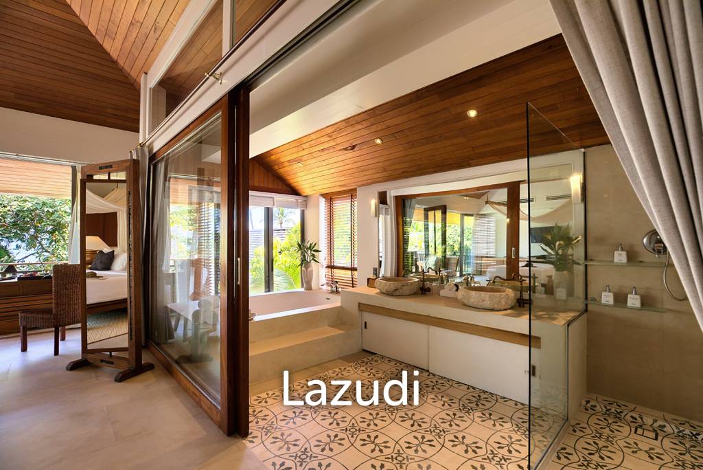 Daily rent - Baan Kilee Beachfront luxury villa in Lipa Noi Ko Samui