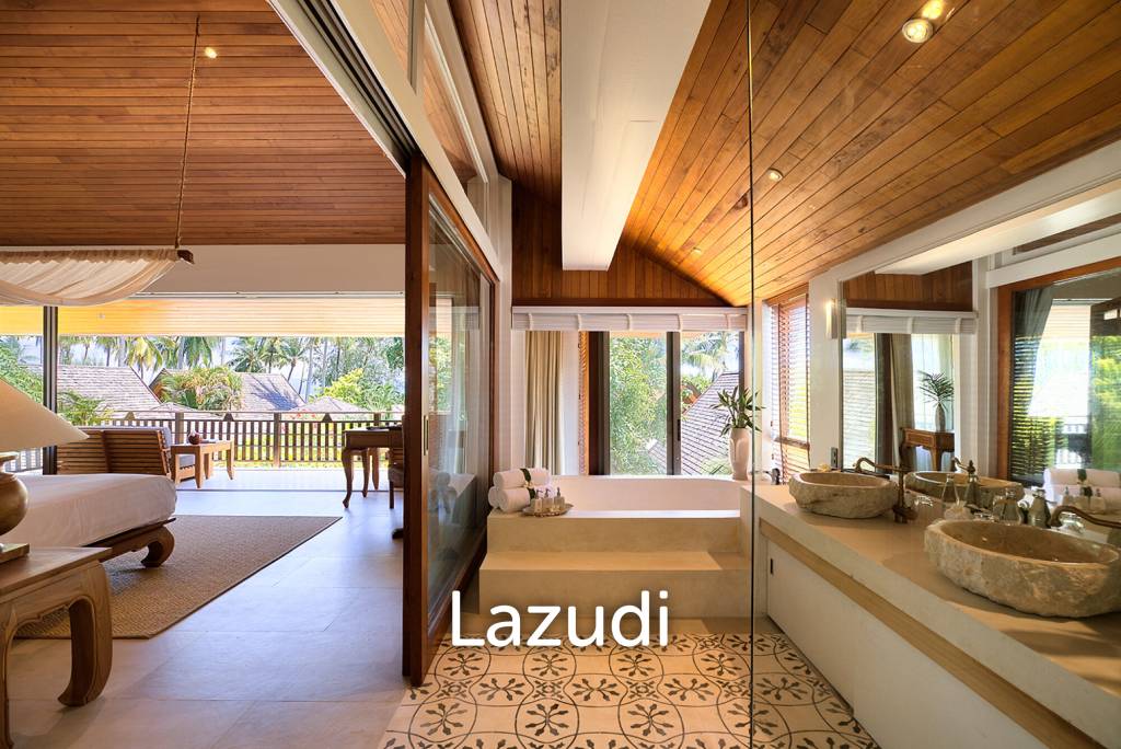 Daily rent - Baan Kilee Beachfront luxury villa in Lipa Noi Ko Samui
