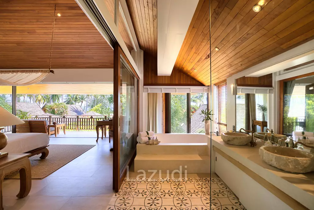 Daily rent - Baan Kilee Beachfront luxury villa in Lipa Noi Ko Samui
