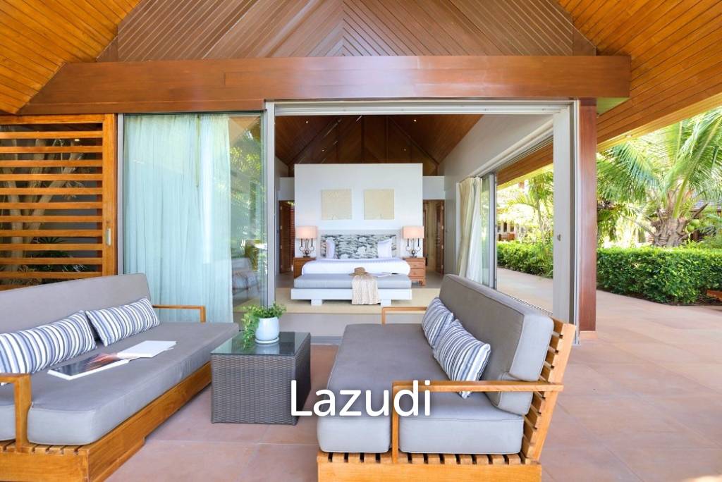 Daily rent - Baan Kilee Beachfront luxury villa in Lipa Noi Ko Samui
