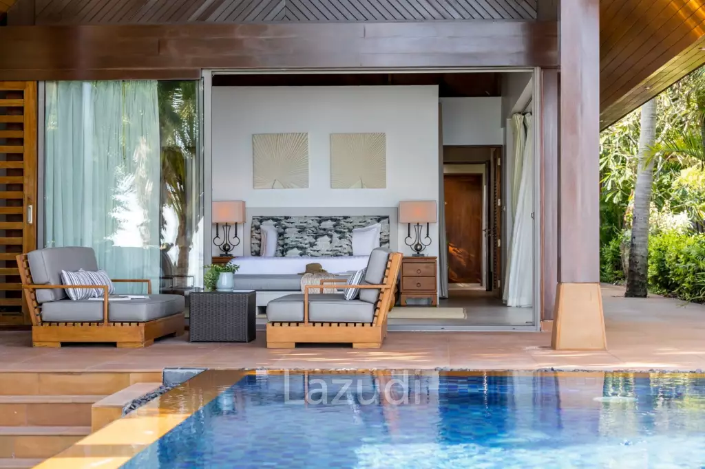 Daily rent - Baan Kilee Beachfront luxury villa in Lipa Noi Ko Samui