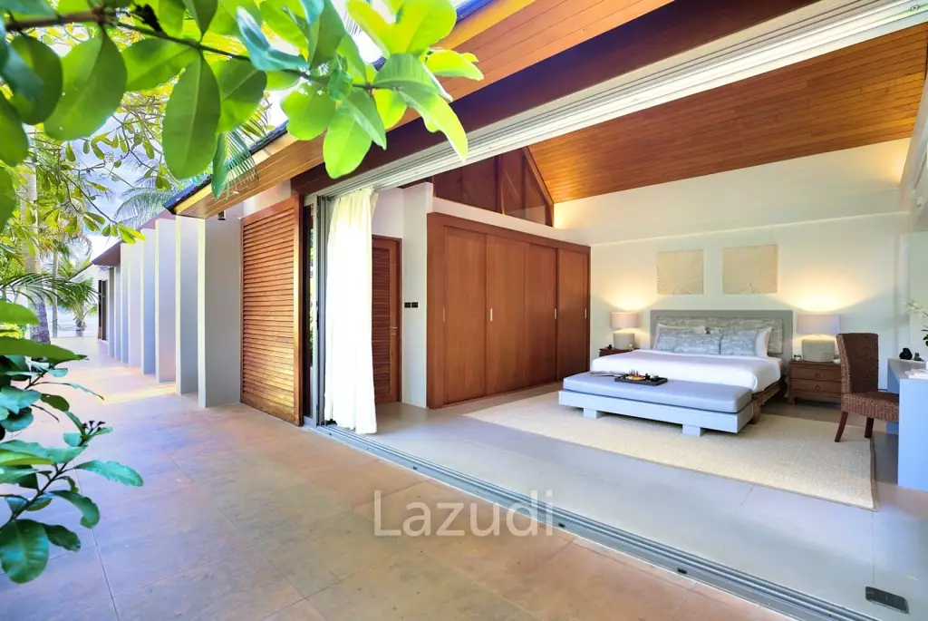 Daily rent - Baan Kilee Beachfront luxury villa in Lipa Noi Ko Samui