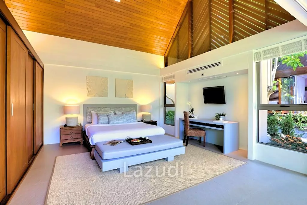 Daily rent - Baan Kilee Beachfront luxury villa in Lipa Noi Ko Samui