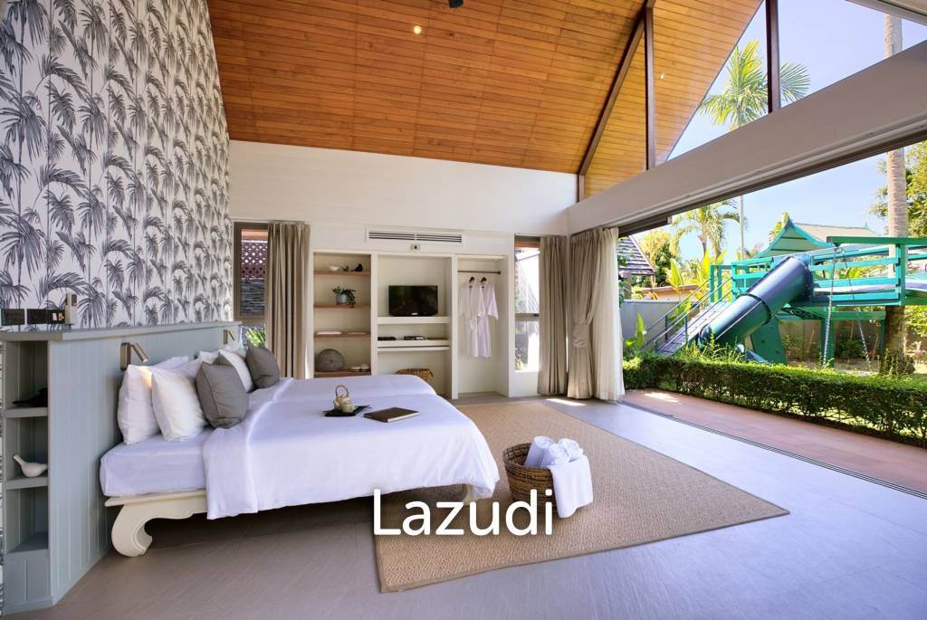 Daily rent - Baan Kilee Beachfront luxury villa in Lipa Noi Ko Samui