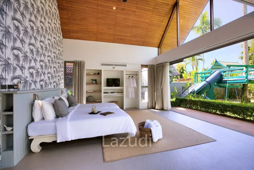 Daily rent - Baan Kilee Beachfront luxury villa in Lipa Noi Ko Samui