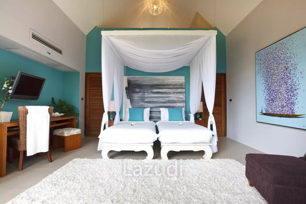 Daily rent - Baan Kilee Beachfront luxury villa in Lipa Noi Ko Samui