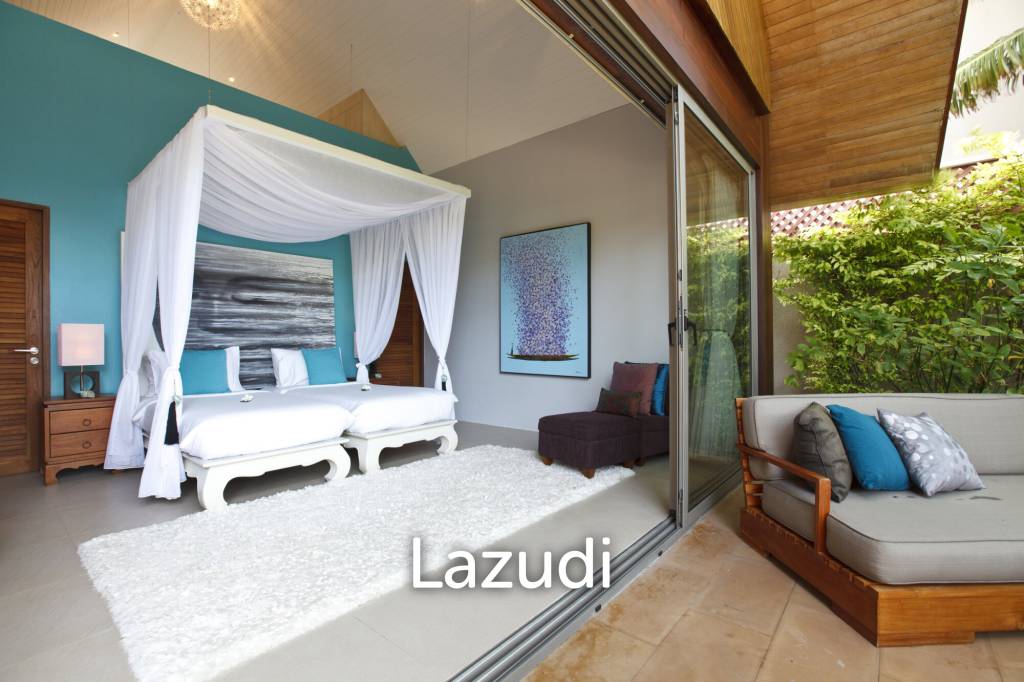 Daily rent - Baan Kilee Beachfront luxury villa in Lipa Noi Ko Samui