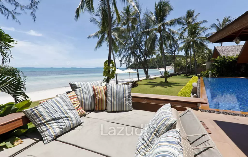 Daily rent - Baan Kilee Beachfront luxury villa in Lipa Noi Ko Samui
