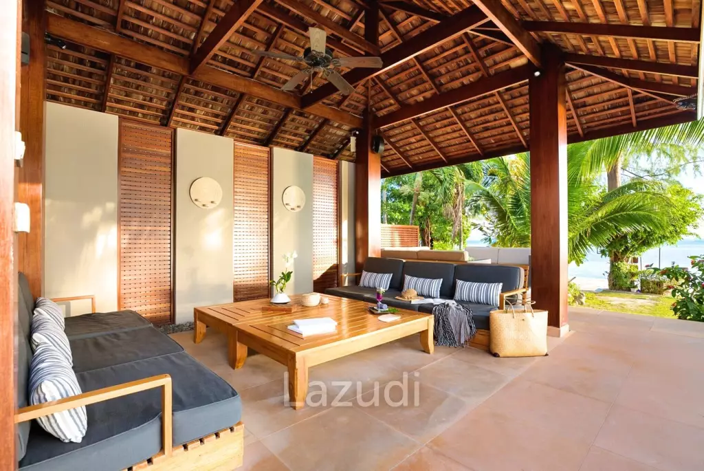 Daily rent - Baan Kilee Beachfront luxury villa in Lipa Noi Ko Samui