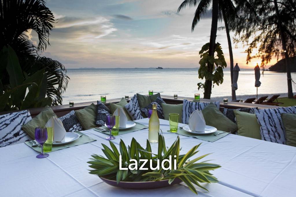 Daily rent - Baan Kilee Beachfront luxury villa in Lipa Noi Ko Samui