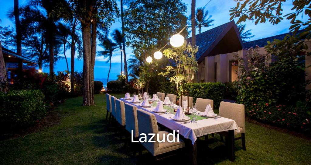 Daily rent - Baan Kilee Beachfront luxury villa in Lipa Noi Ko Samui