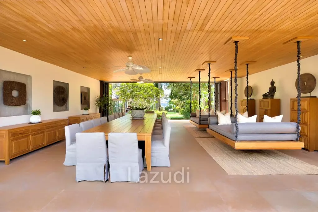 Daily rent - Baan Kilee Beachfront luxury villa in Lipa Noi Ko Samui