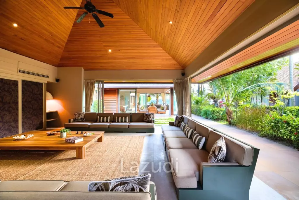 Daily rent - Baan Kilee Beachfront luxury villa in Lipa Noi Ko Samui