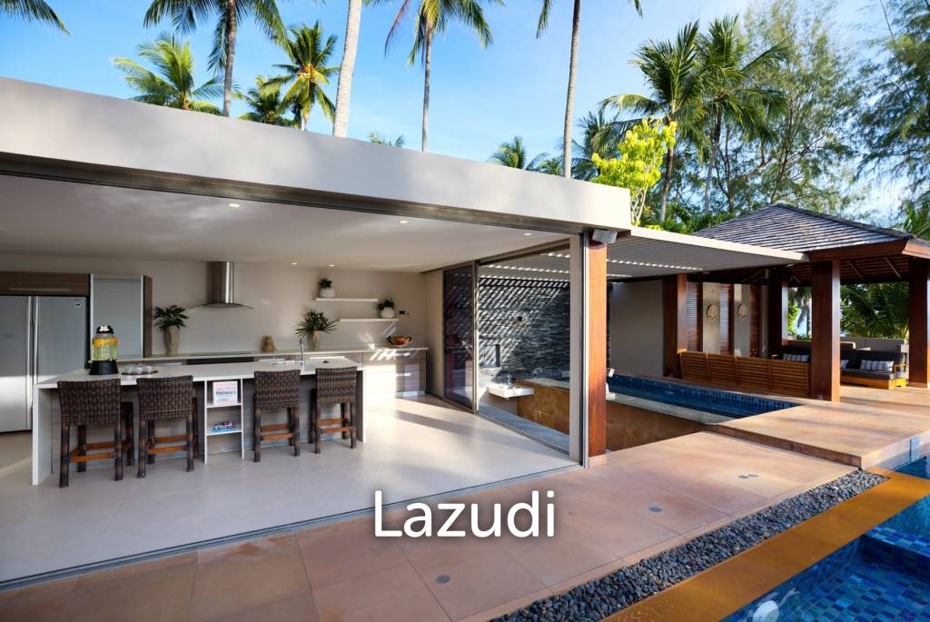 Daily rent - Baan Kilee Beachfront luxury villa in Lipa Noi Ko Samui