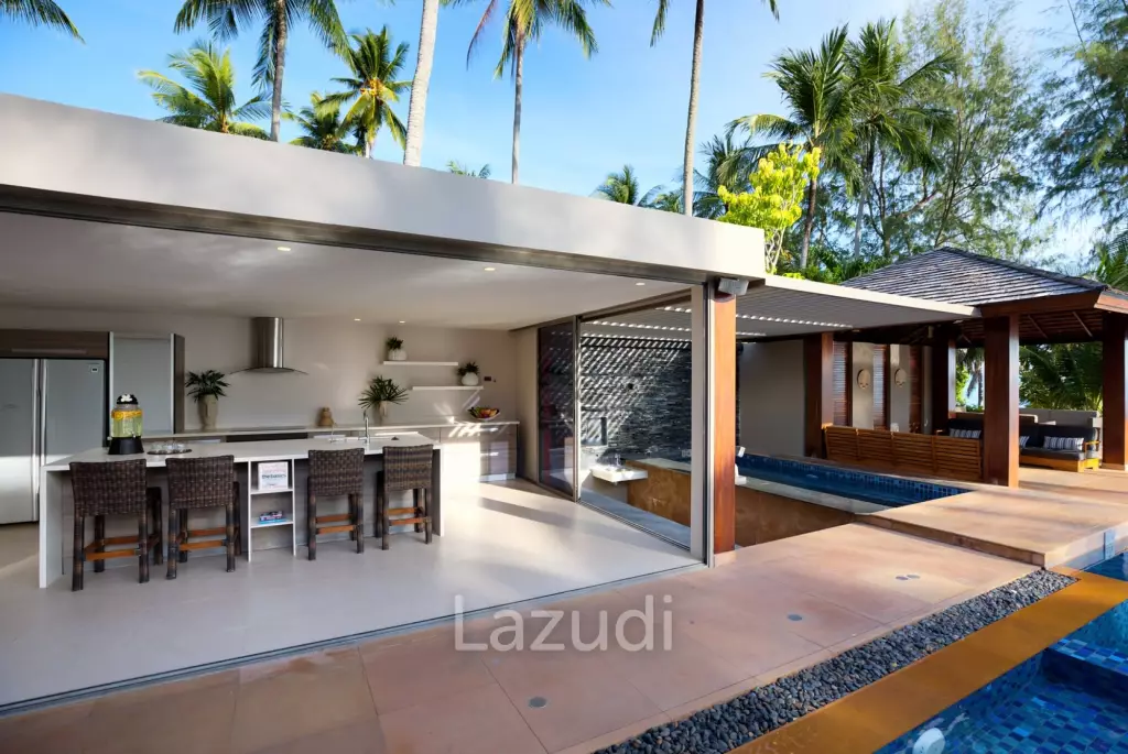 Daily rent - Baan Kilee Beachfront luxury villa in Lipa Noi Ko Samui