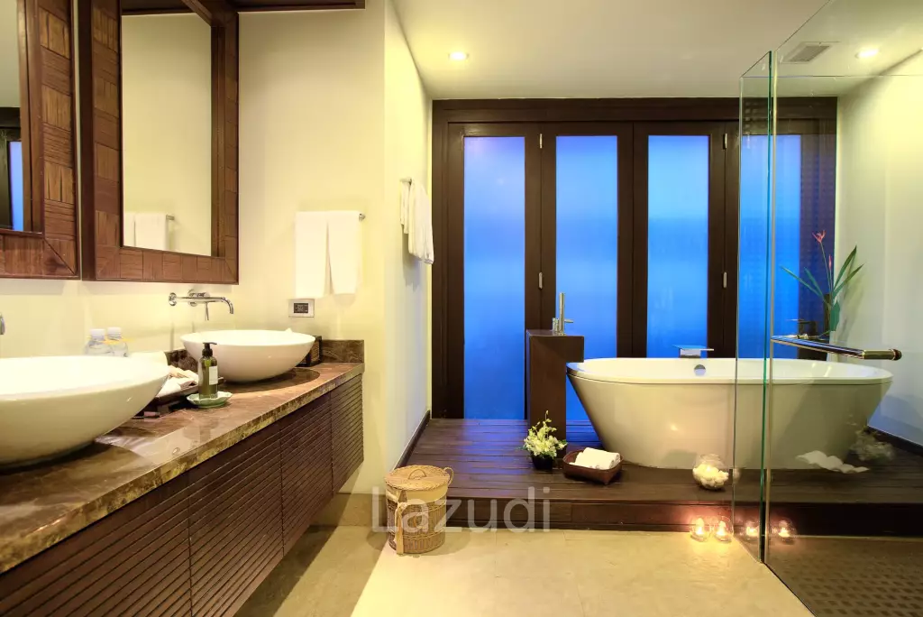 Daily rent - Baan Chang Beachfront villa with pool in Lipa Noi Ko Samui