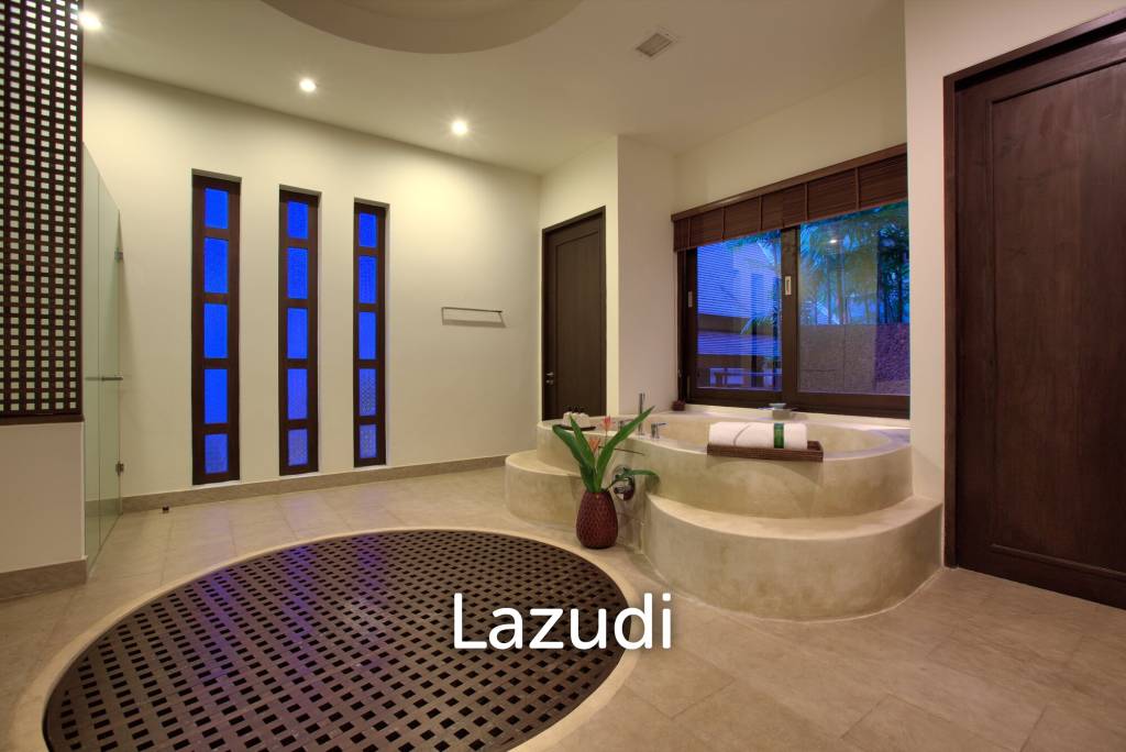 Daily rent - Baan Chang Beachfront villa with pool in Lipa Noi Ko Samui