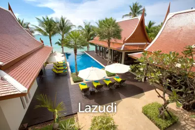 Daily rent - Baan Chang Beachfront villa with pool in Lipa Noi Ko Samui
