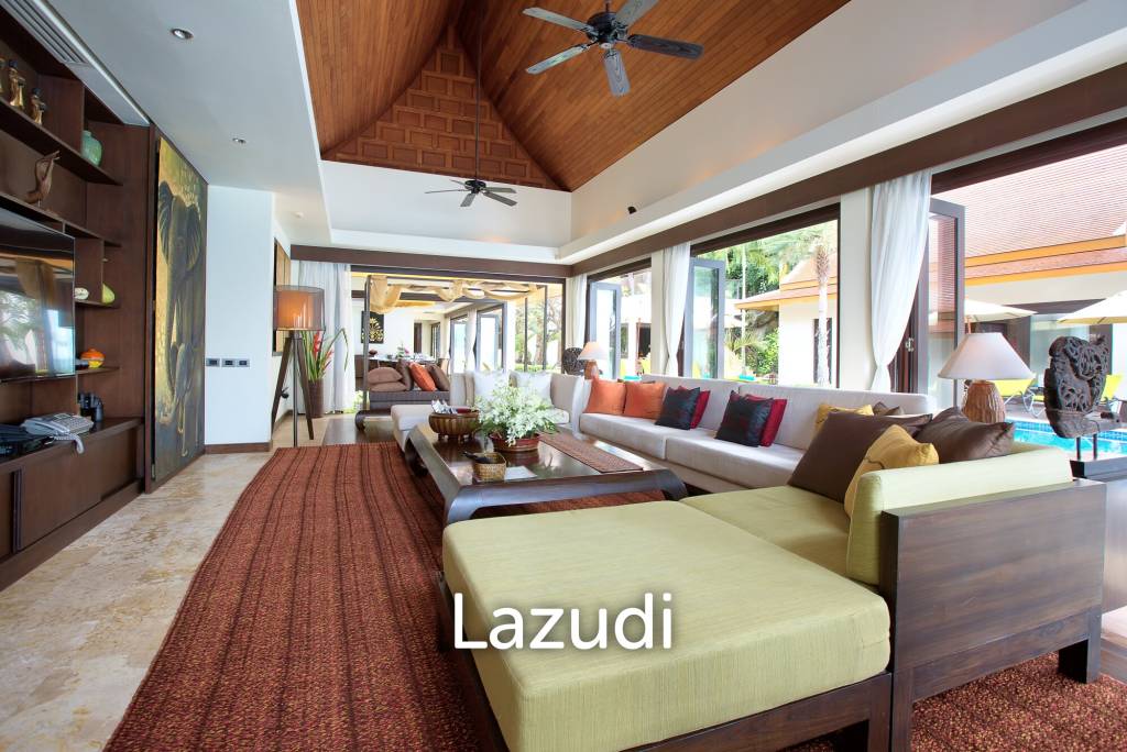 Daily rent - Baan Chang Beachfront villa with pool in Lipa Noi Ko Samui