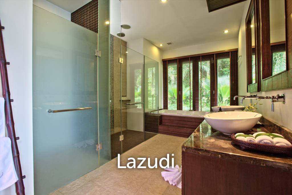 Daily rent - Baan Chang Beachfront villa with pool in Lipa Noi Ko Samui
