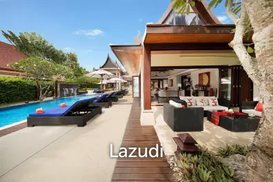 Daily rent - Baan Samlarn Beachfront Pool Villa in Lipa Noi, Koh Samui