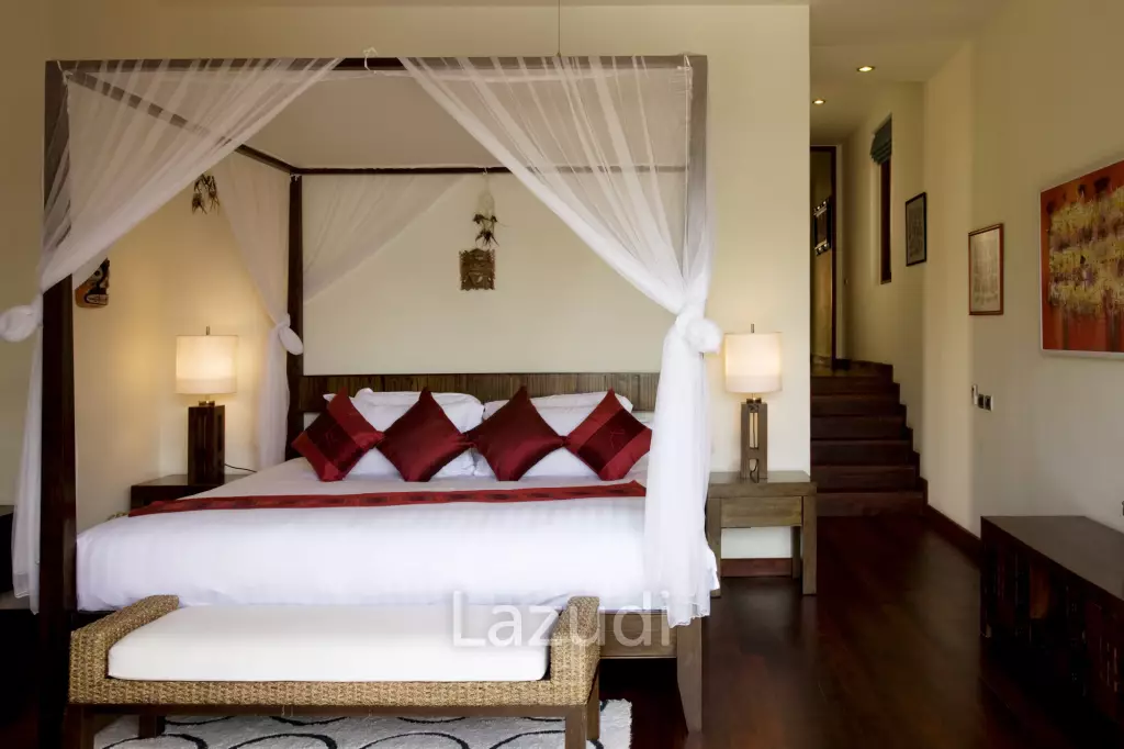 Daily rent - Villa Haineu Beachfront Pool Villa in Lipa Noi Ko Samui
