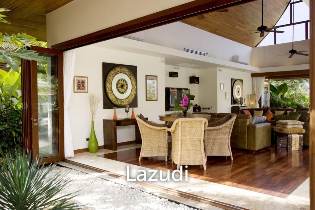 Daily rent - Villa Haineu Beachfront Pool Villa in Lipa Noi Ko Samui