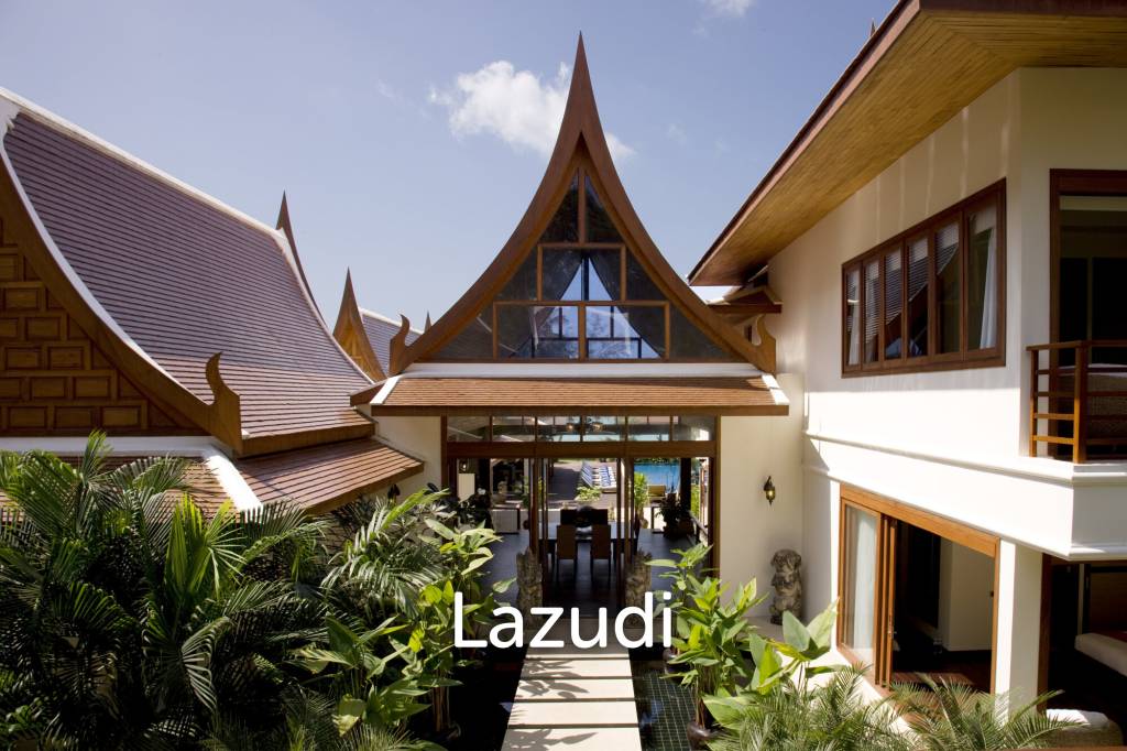 Daily rent - Villa Haineu Beachfront Pool Villa in Lipa Noi Ko Samui