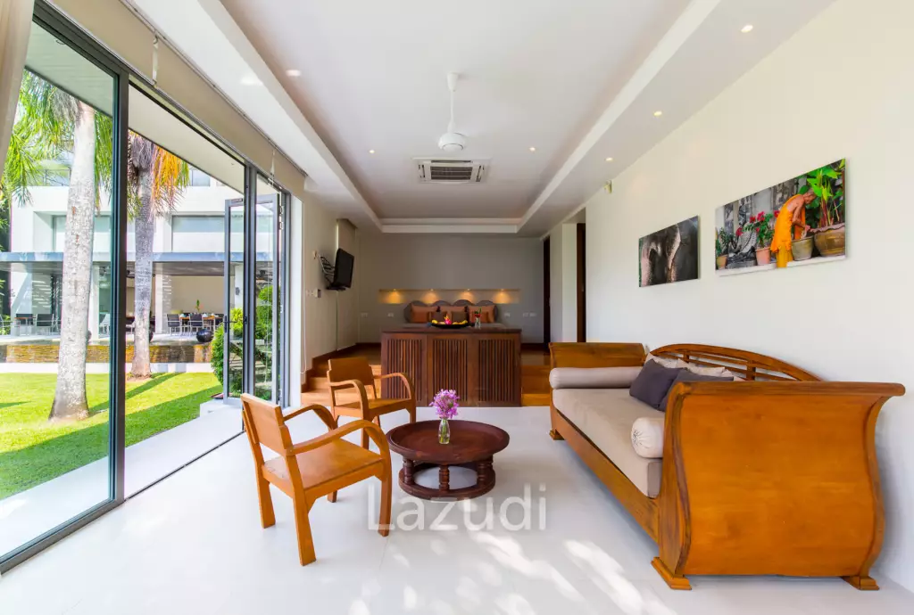 Daily rent - Baan Asan Beachfront Pool villa in Taling Ngam Koh Samui
