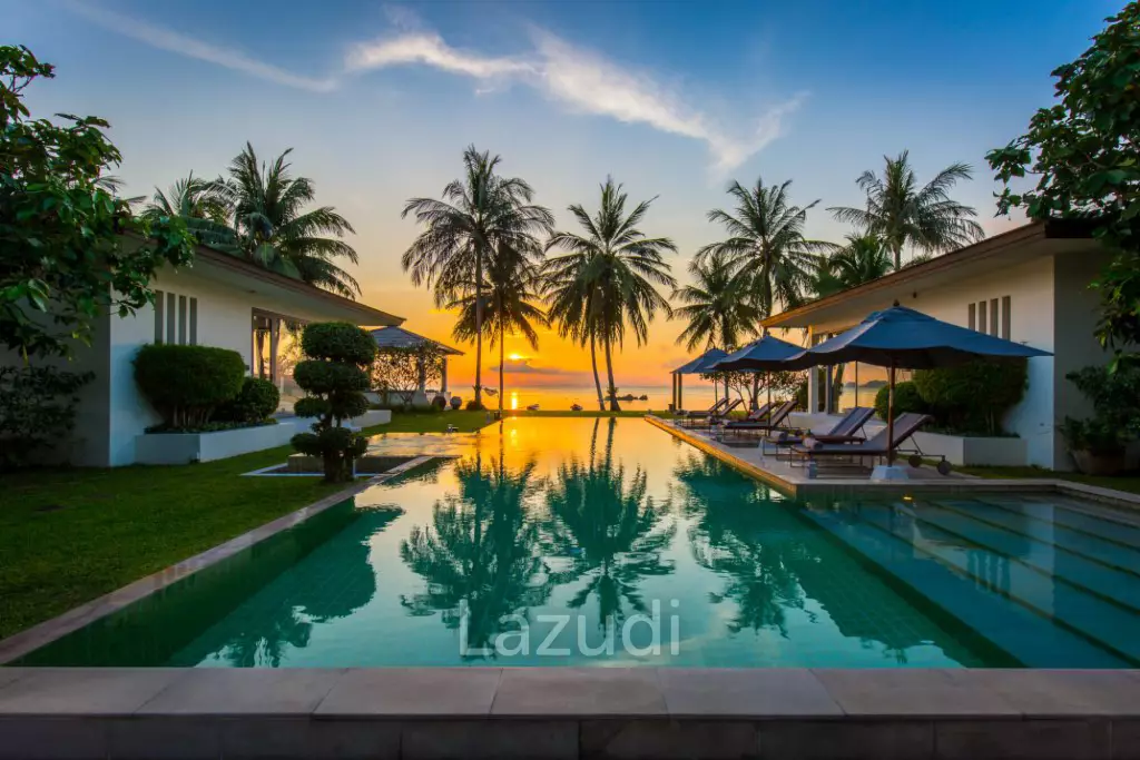 Daily rent - Baan Asan Beachfront Pool villa in Taling Ngam Koh Samui