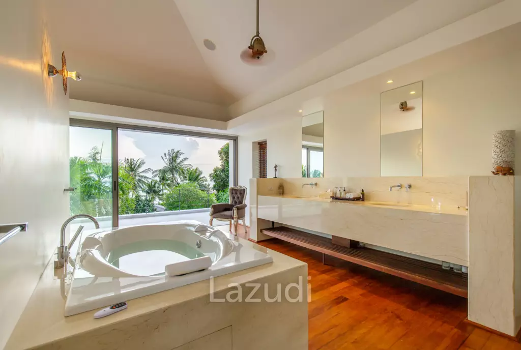 Daily rent - Baan Asan Beachfront Pool villa in Taling Ngam Koh Samui