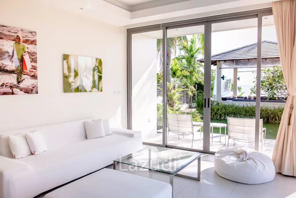 Daily rent - Baan Asan Beachfront Pool villa in Taling Ngam Koh Samui
