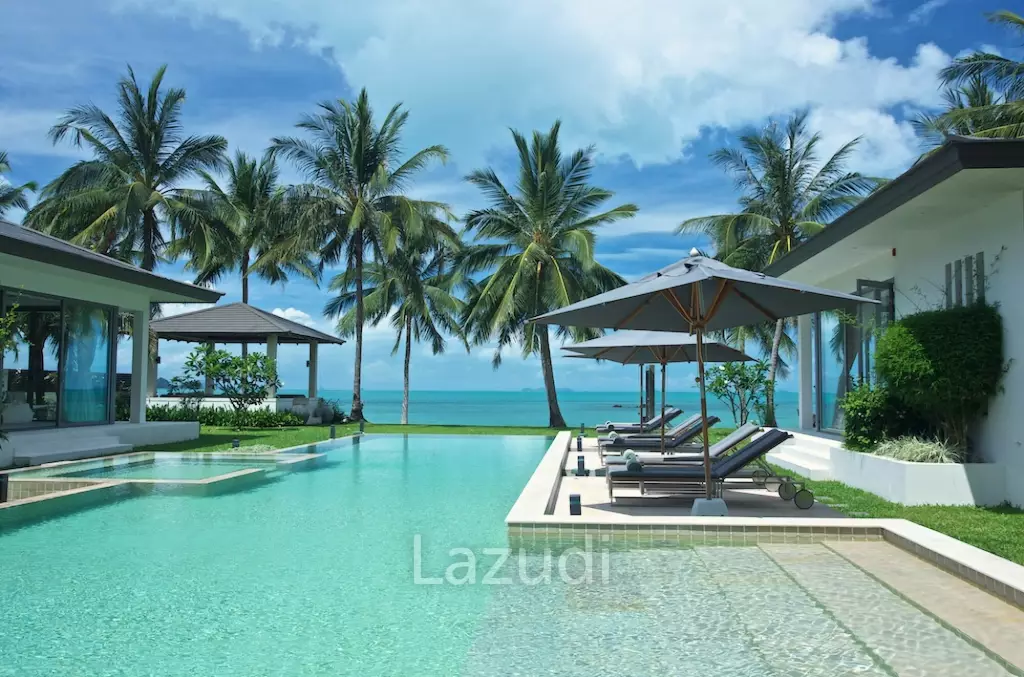 Daily rent - Baan Asan Beachfront Pool villa in Taling Ngam Koh Samui